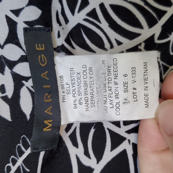 Mariage Cap Sleeve Dress - Picture 4 of 6